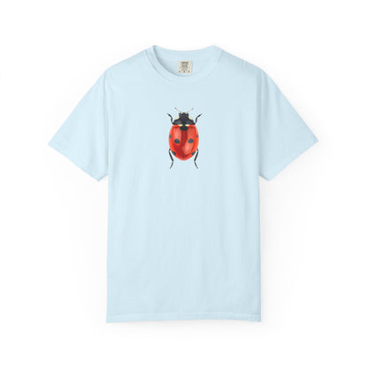 Ladybug With Top Hat T-Shirt — Whimsical Insect Graphic Tee