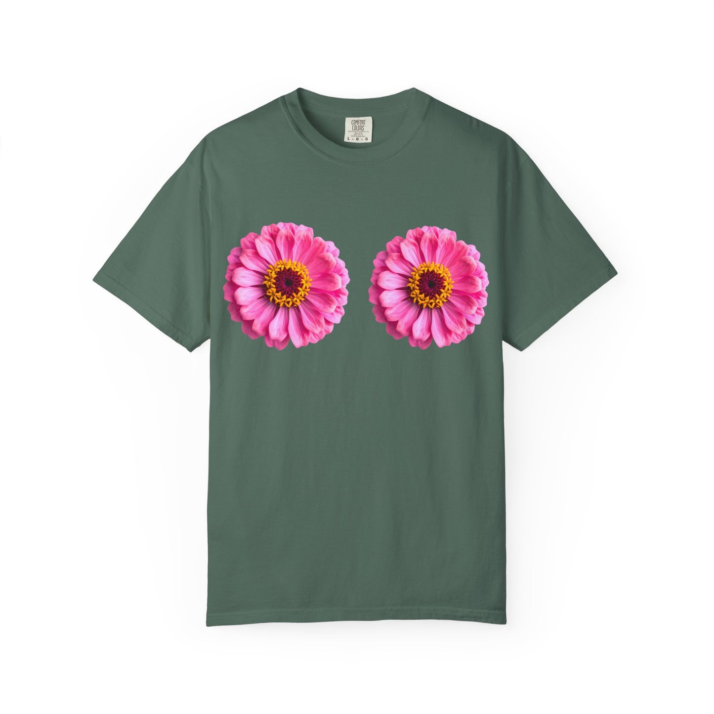 Pink Daisy Double Floral Tee