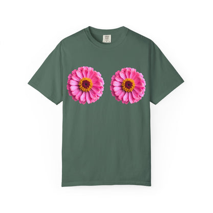 Pink Daisy Double Floral Tee