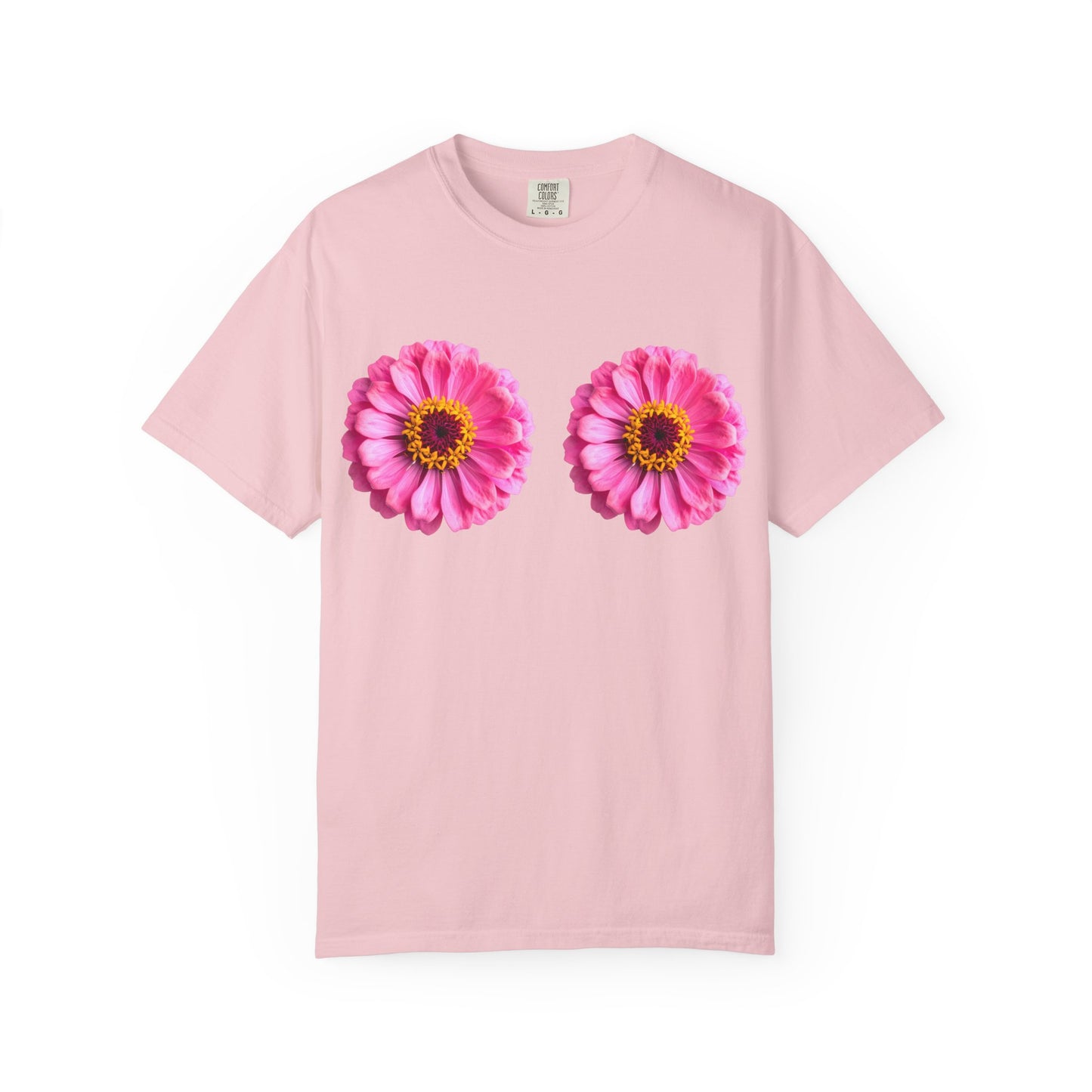 Pink Daisy Double Floral Tee