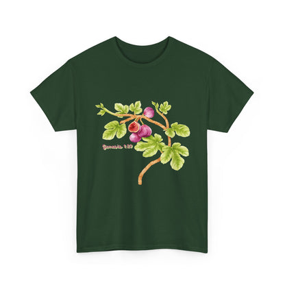 Floral Fig Branch Tee — Botanical Watercolor T‑Shirt Genesis !:29