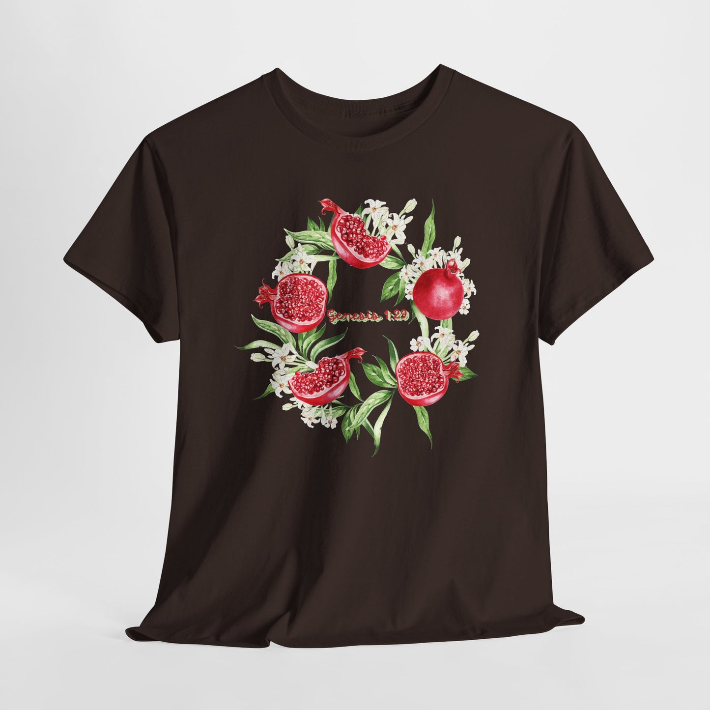 Pomegranate Watercolor Tee — Jeremiah 29:11 Inspirational Bible Verse Shirt