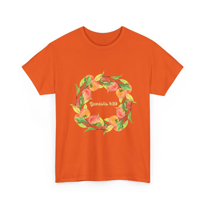Peaches Wreath T‑Shirt — Jeremiah 29:11 Inspirational Christian Tee