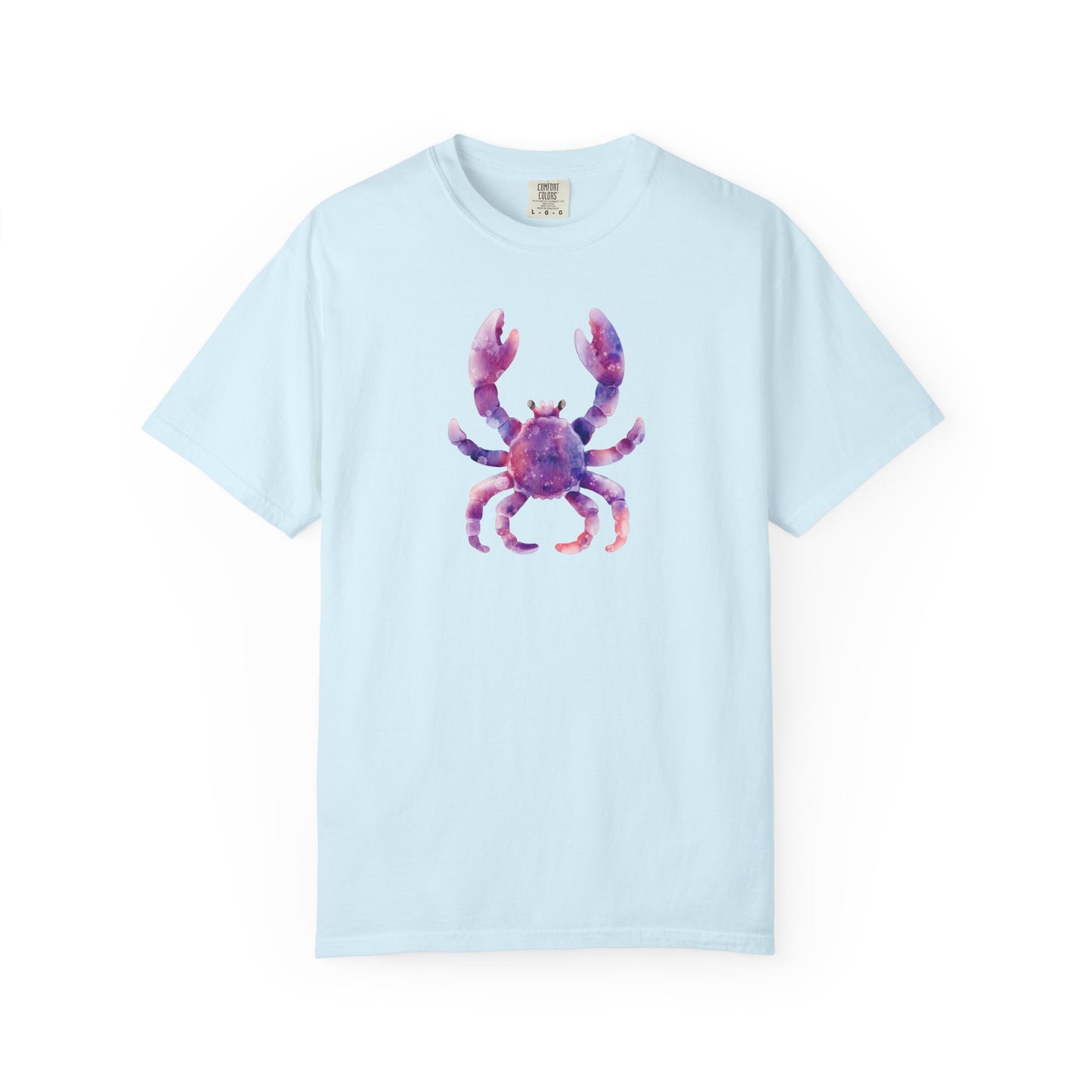 Watercolor Crab T-Shirt — Coastal Beach Vibes Graphic Tee