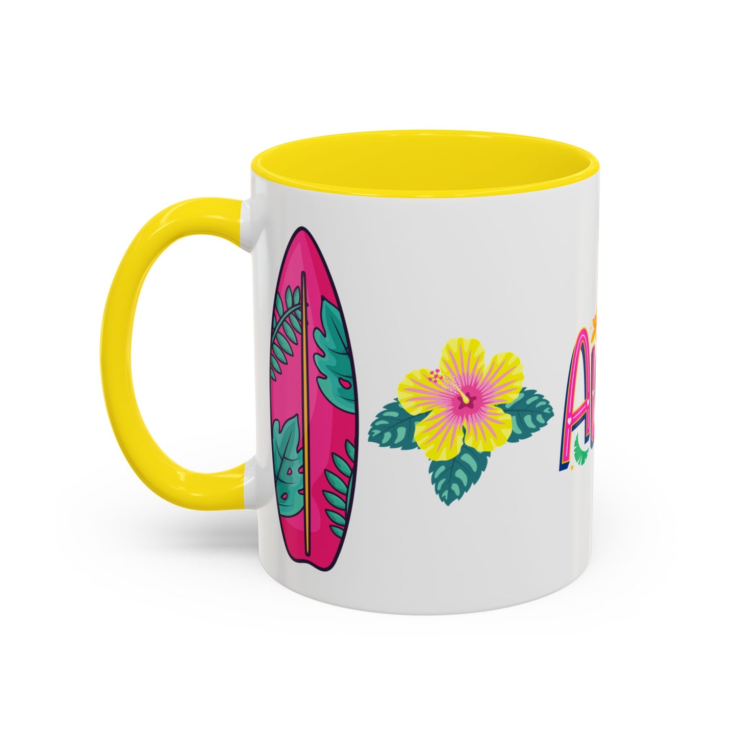 Aloha Tropical Coffee Mug — Accent 11/15oz