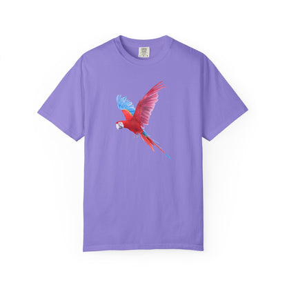 Parrot Flight T-Shirt — Colorful Macaw Graphic Tee