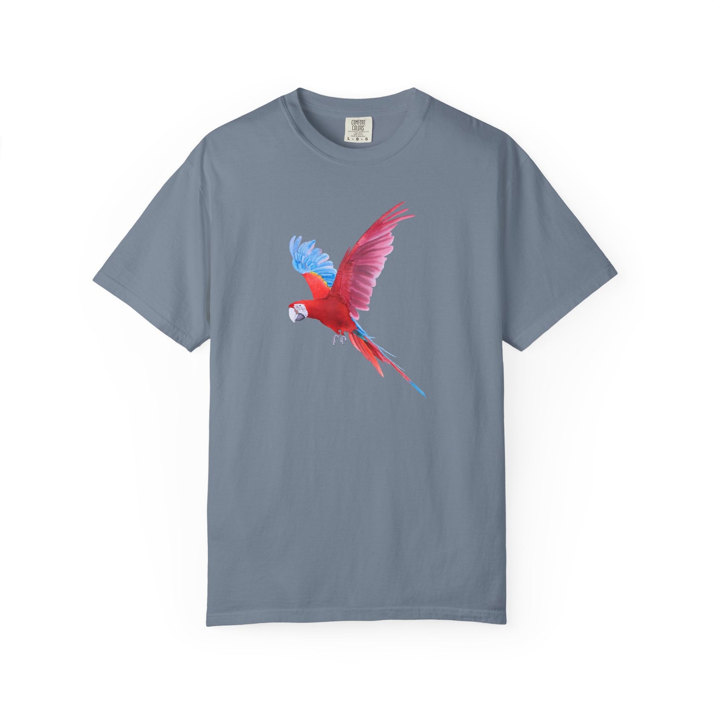 Parrot Flight T-Shirt — Colorful Macaw Graphic Tee