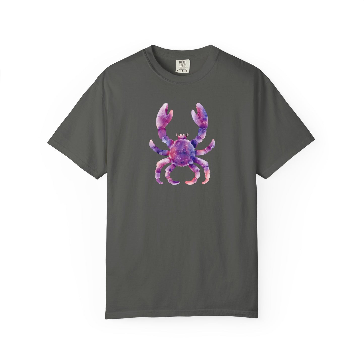 Watercolor Crab T-Shirt — Coastal Beach Vibes Graphic Tee