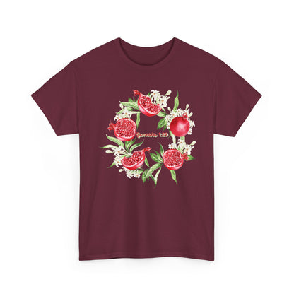 Pomegranate Watercolor Tee — Jeremiah 29:11 Inspirational Bible Verse Shirt