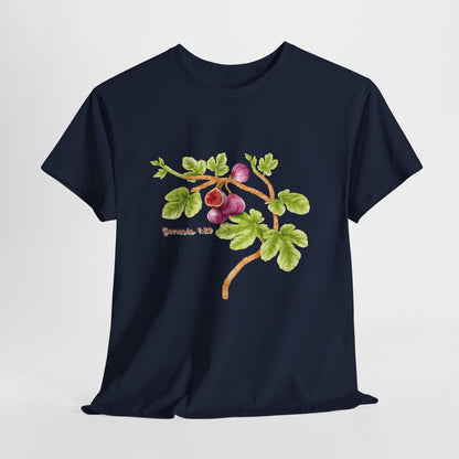 Floral Fig Branch Tee — Botanical Watercolor T‑Shirt Genesis !:29