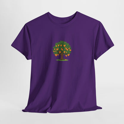 Mangoes Tree Graphic Tee — Minimal Fruit Tree T-Shirt
