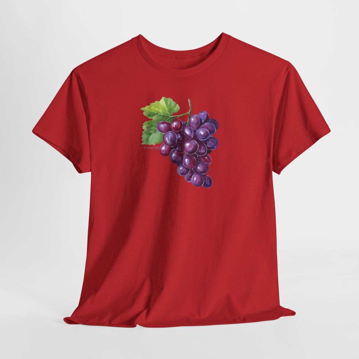 Grape Watercolor Tee — Green T-Shirt Genesis 1:29