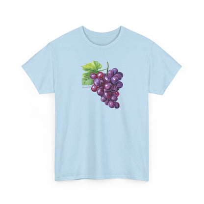 Grape Watercolor Tee — Green T-Shirt Genesis 1:29