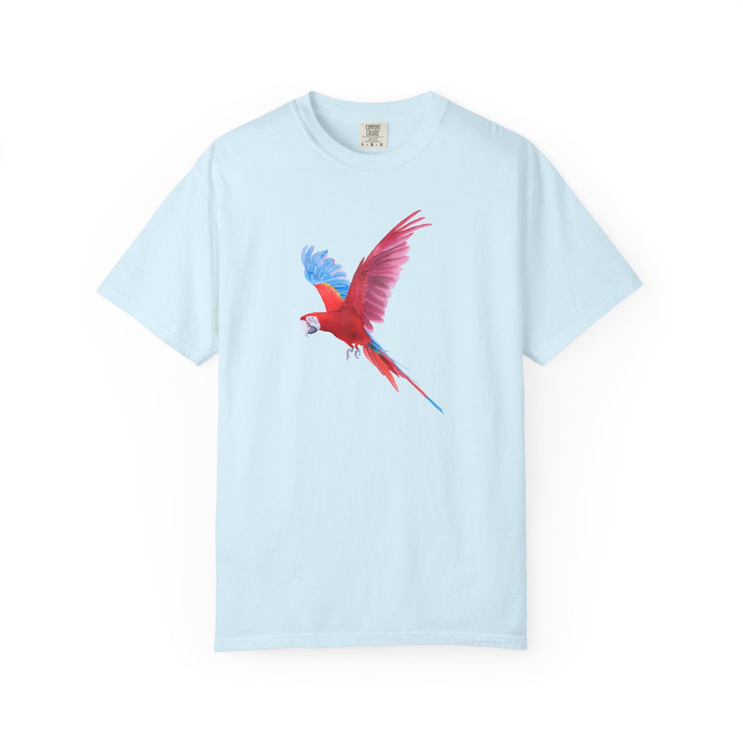 Parrot Flight T-Shirt — Colorful Macaw Graphic Tee