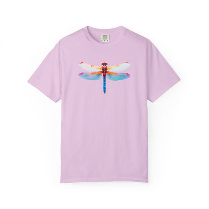 Dragonfly Watercolor T-Shirt — Colorful Nature Graphic Tee