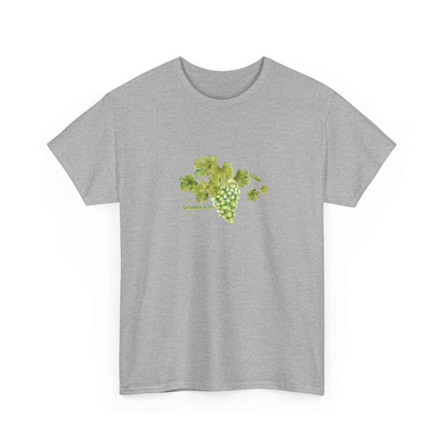 Grapevine Watercolor Tee — Green T-Shirt