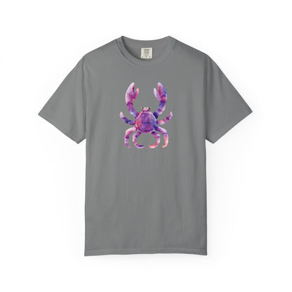 Watercolor Crab T-Shirt — Coastal Beach Vibes Graphic Tee