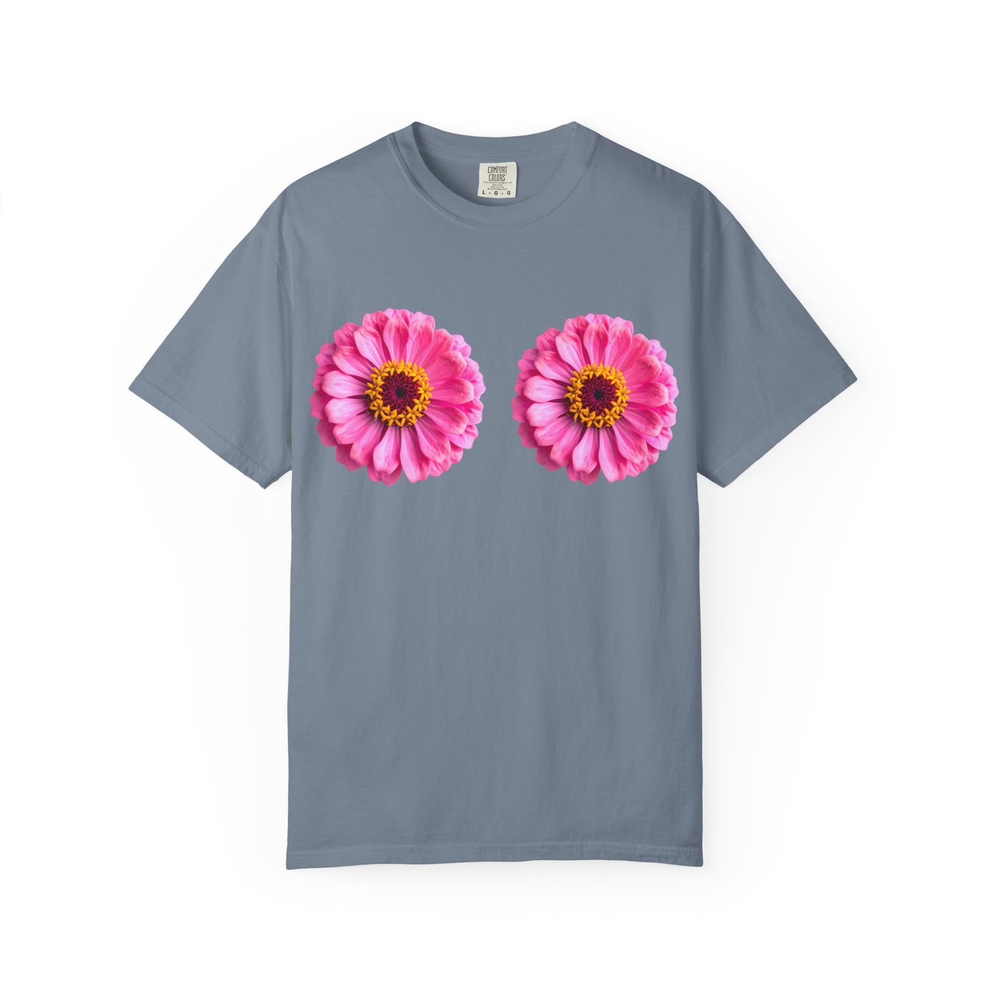 Pink Daisy Double Floral Tee