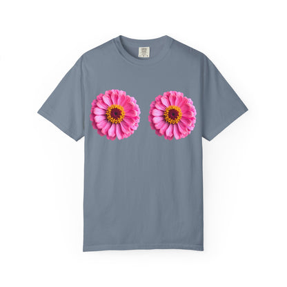 Pink Daisy Double Floral Tee