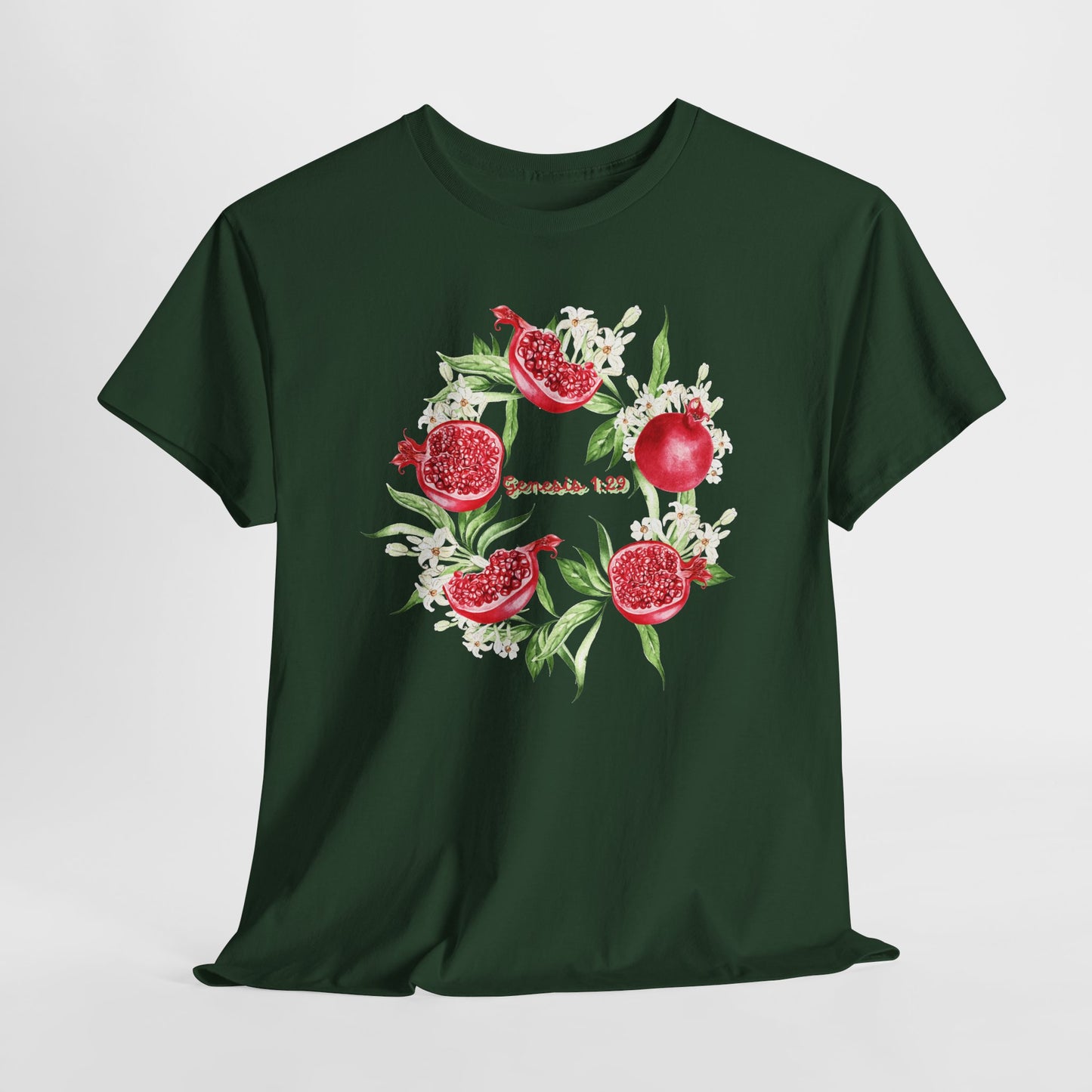 Pomegranate Watercolor Tee — Jeremiah 29:11 Inspirational Bible Verse Shirt