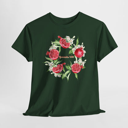 Pomegranate Watercolor Tee — Jeremiah 29:11 Inspirational Bible Verse Shirt