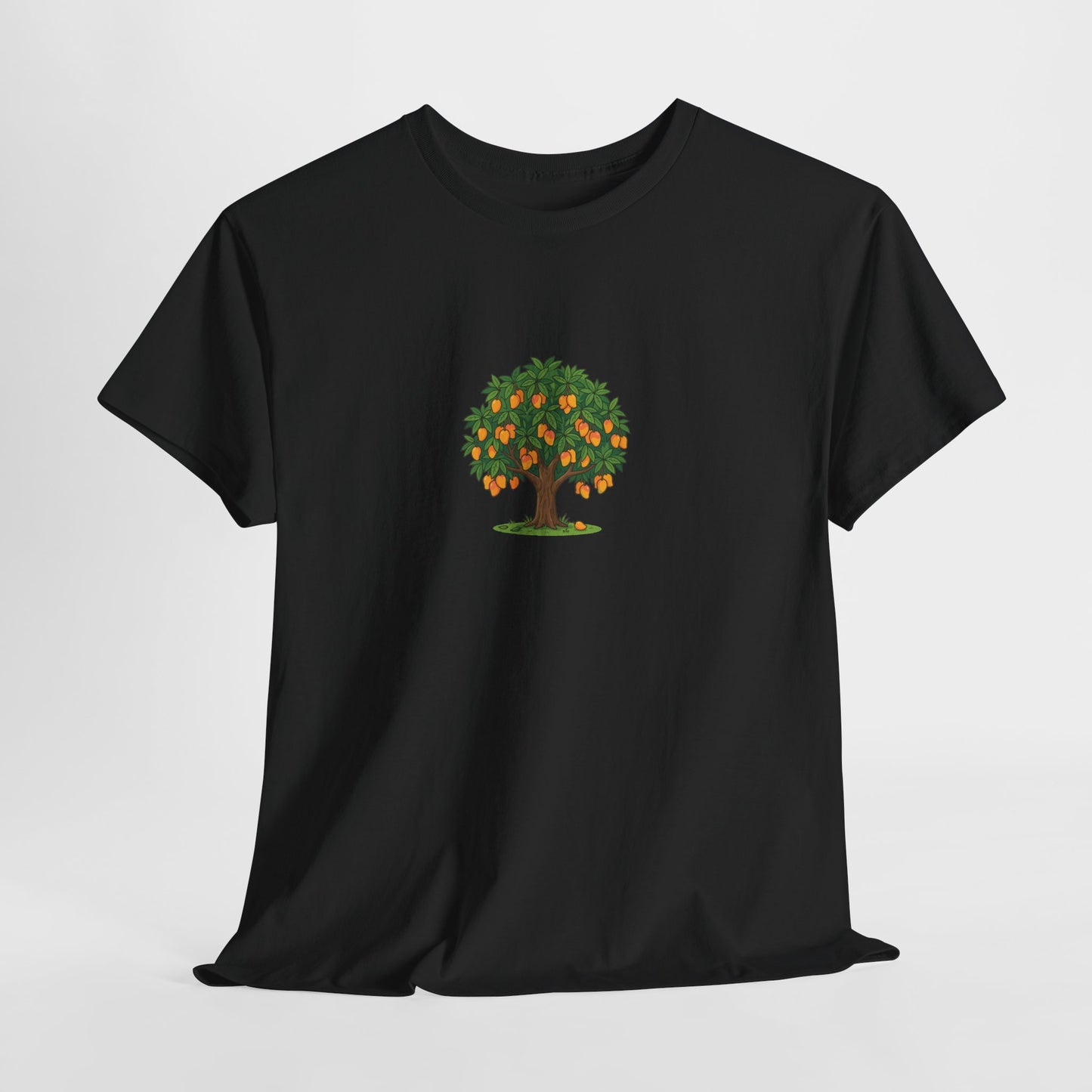 Mangoes Tree Graphic Tee — Minimal Fruit Tree T-Shirt