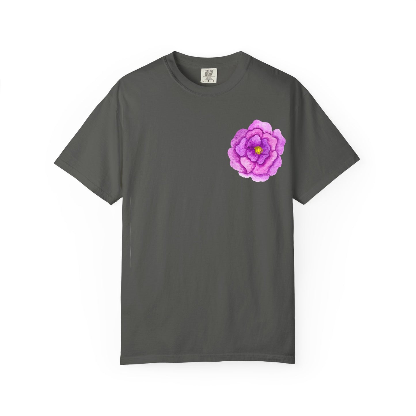 Floral Watercolor Chest Rose T-Shirt