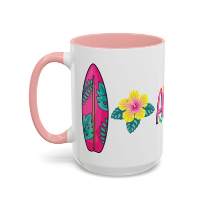 Aloha Tropical Coffee Mug — Accent 11/15oz