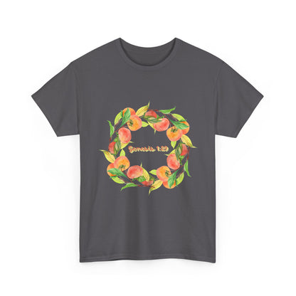 Peaches Wreath T‑Shirt — Jeremiah 29:11 Inspirational Christian Tee