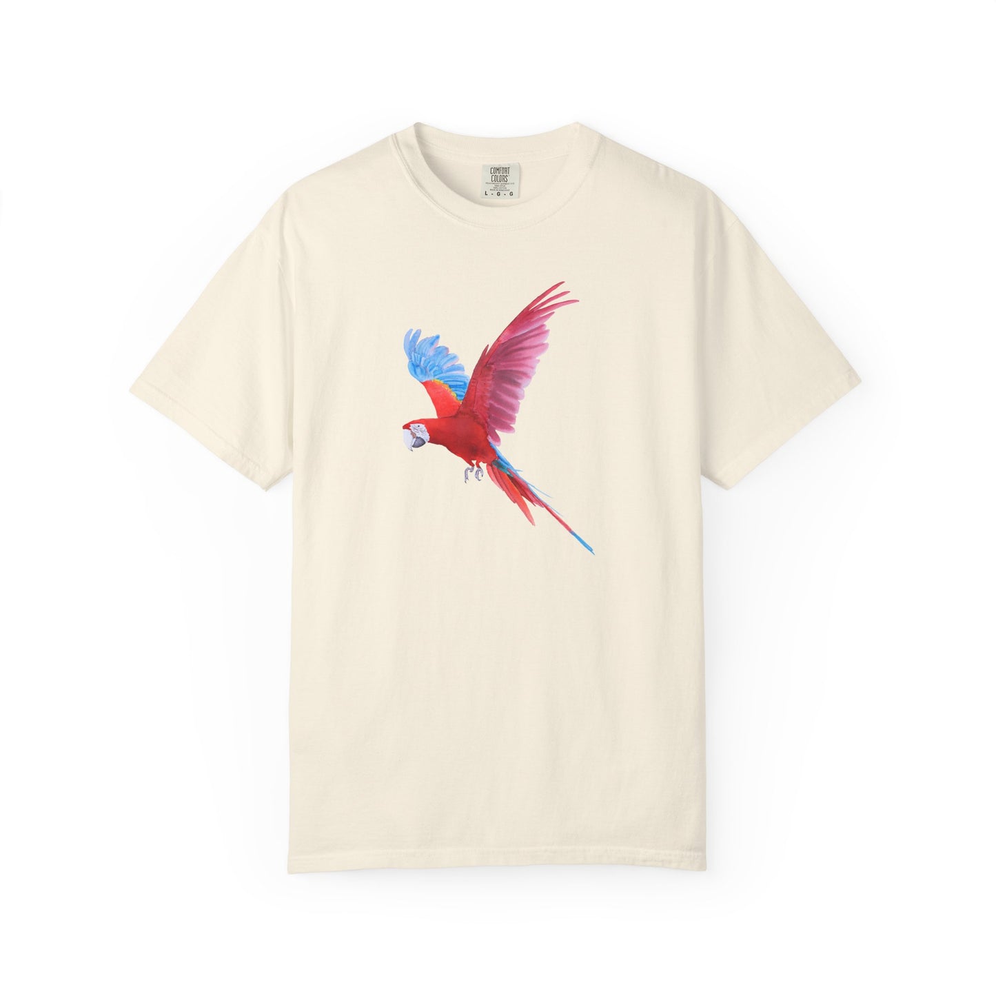 Parrot Flight T-Shirt — Colorful Macaw Graphic Tee