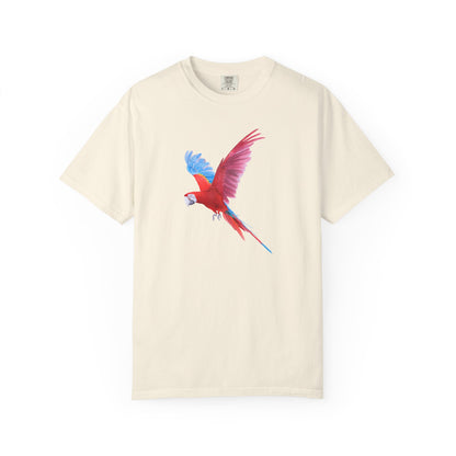 Parrot Flight T-Shirt — Colorful Macaw Graphic Tee