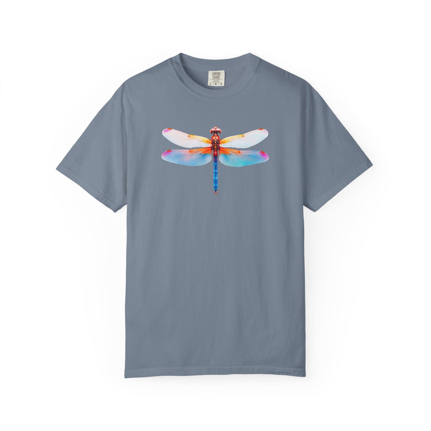 Dragonfly Watercolor T-Shirt — Colorful Nature Graphic Tee