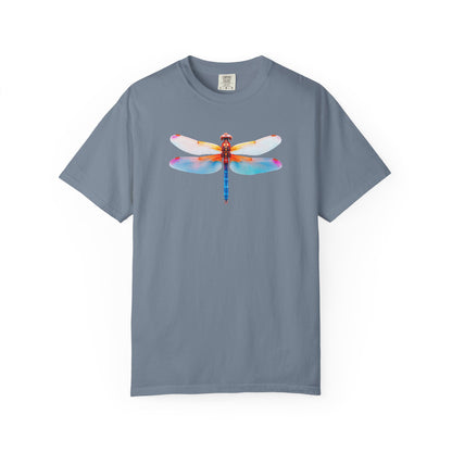 Dragonfly Watercolor T-Shirt — Colorful Nature Graphic Tee