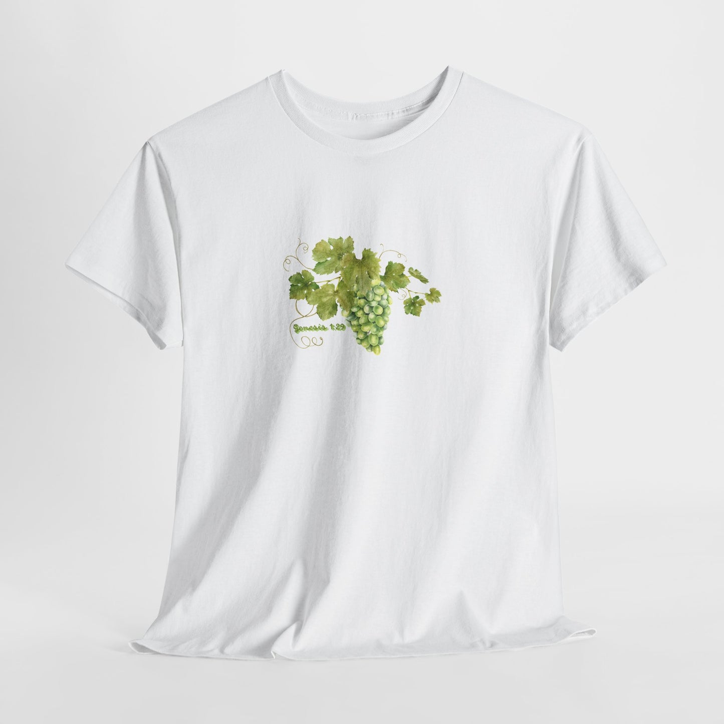 Grapevine Watercolor Tee — Green T-Shirt