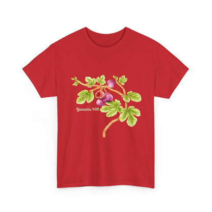 Floral Fig Branch Tee — Botanical Watercolor T‑Shirt Genesis !:29