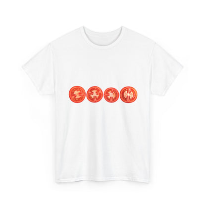 Tropical Sunset Coin Graphic Tee