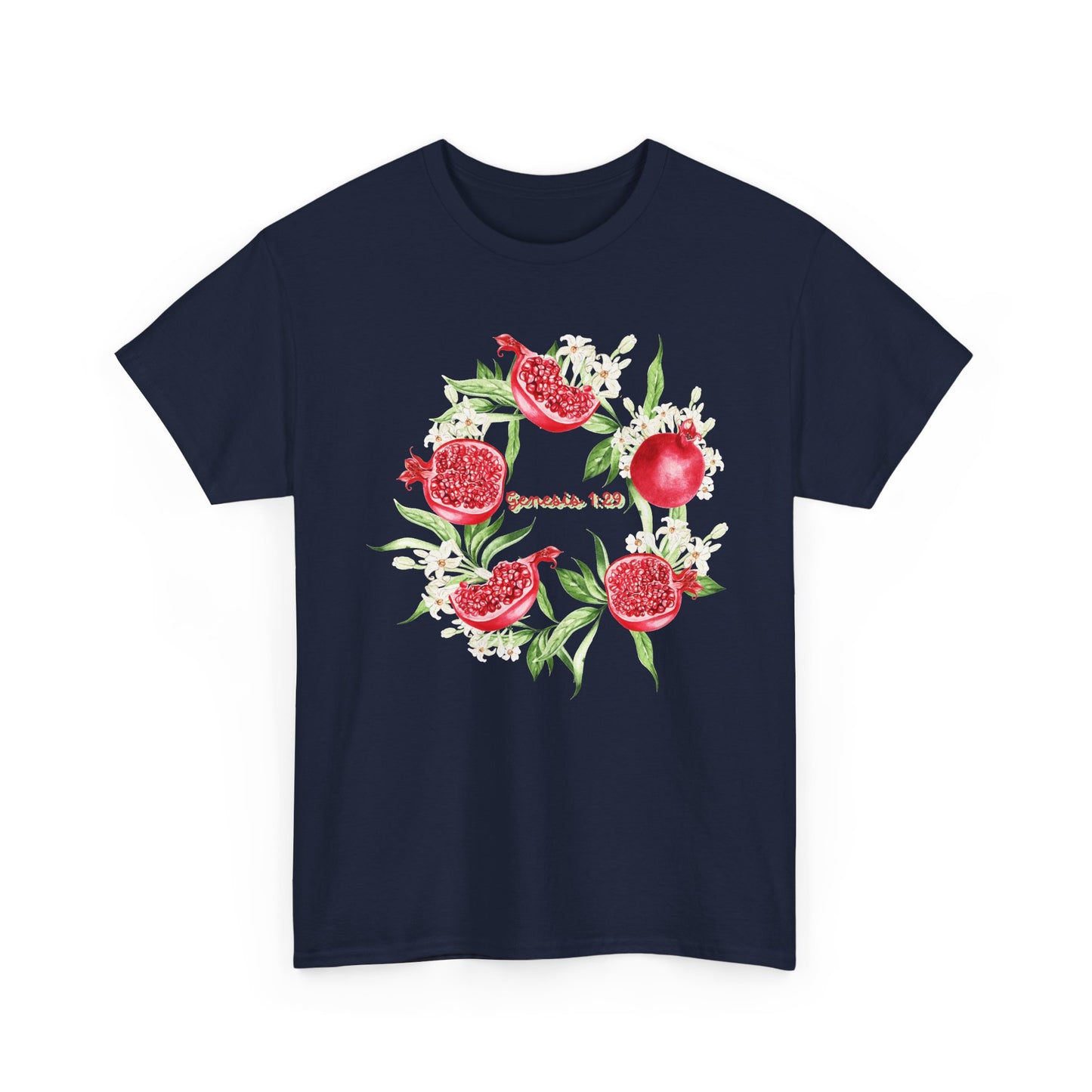 Pomegranate Watercolor Tee — Jeremiah 29:11 Inspirational Bible Verse Shirt