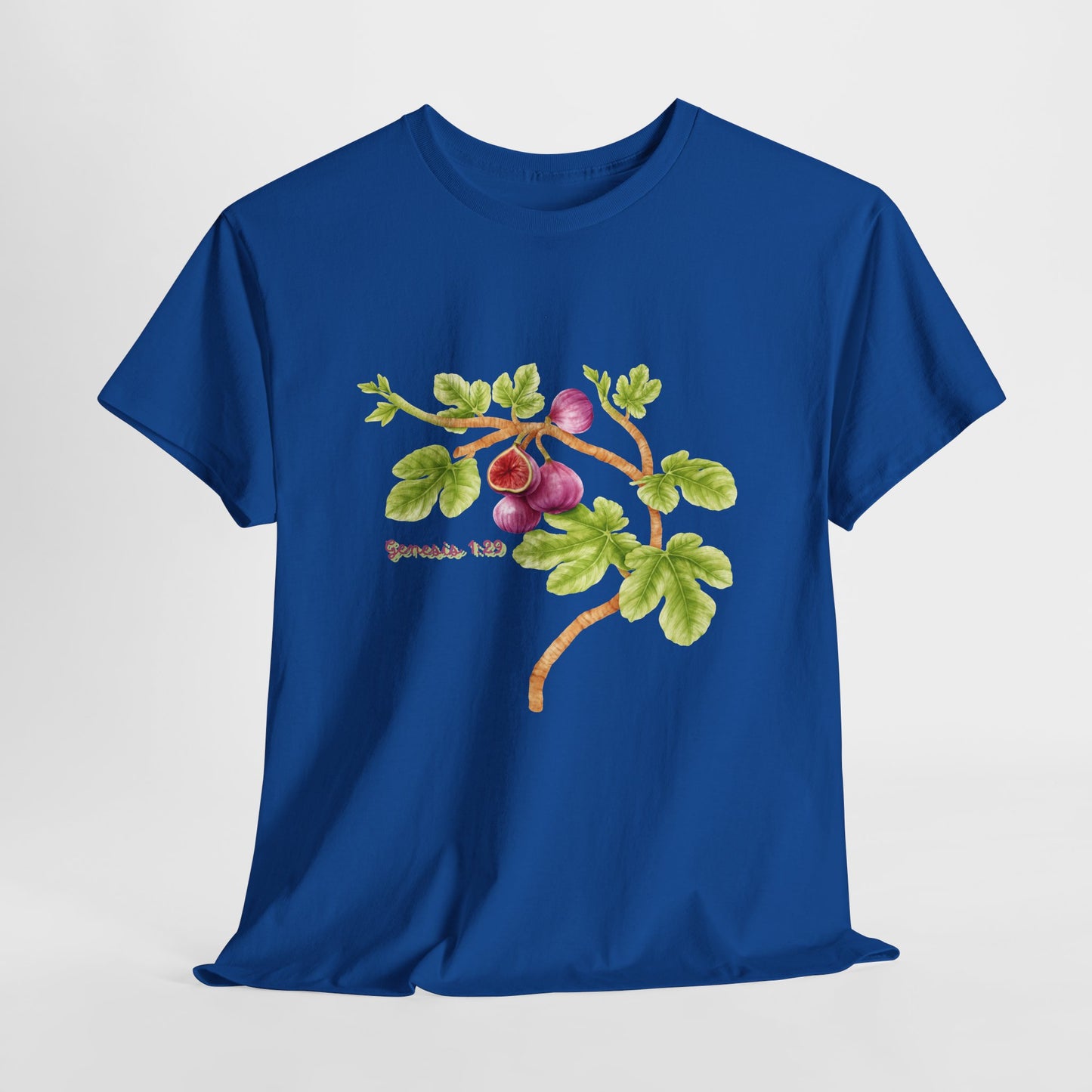 Floral Fig Branch Tee — Botanical Watercolor T‑Shirt Genesis !:29