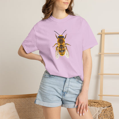 Bee Graphic T-Shirt — Vintage Honeybee Illustration Tee