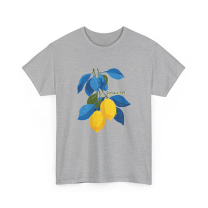 Lemon Branch Graphic Tee — Genesis 1:29 Inspirational Fruit Shirt