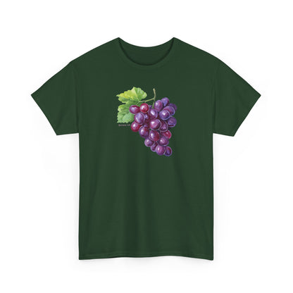 Grape Watercolor Tee — Green T-Shirt Genesis 1:29
