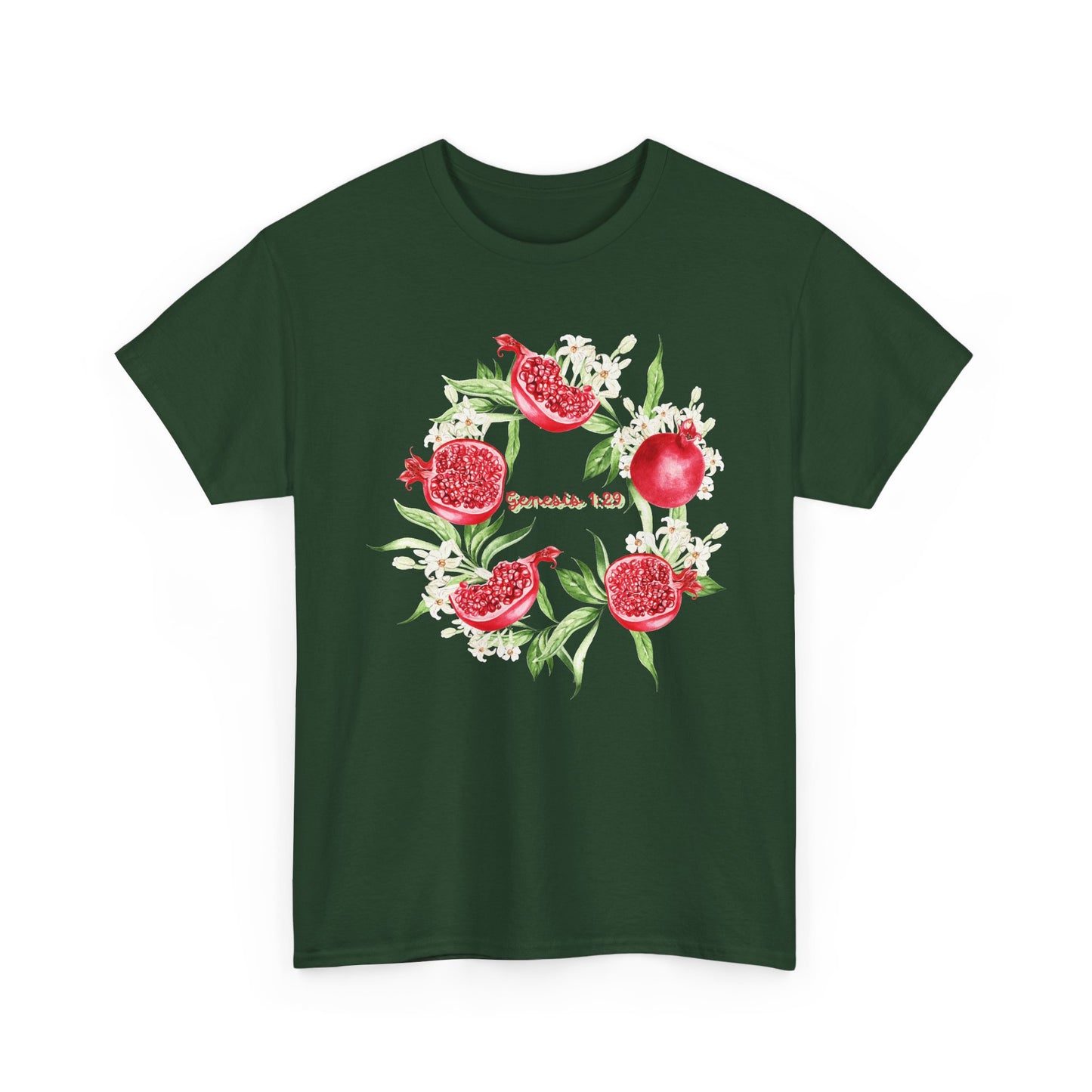 Pomegranate Watercolor Tee — Jeremiah 29:11 Inspirational Bible Verse Shirt