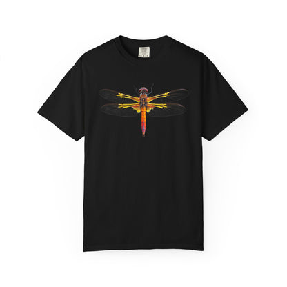 Dragonfly Art T-Shirt — Vibrant Watercolor Dragonfly Graphic Tee