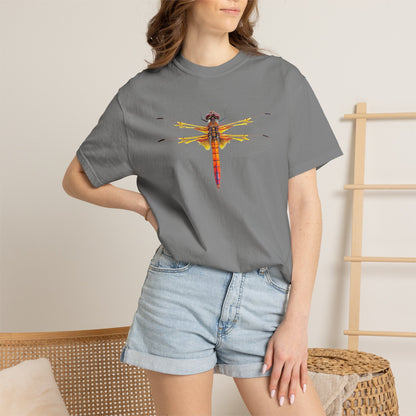 Dragonfly Art T-Shirt — Vibrant Watercolor Dragonfly Graphic Tee
