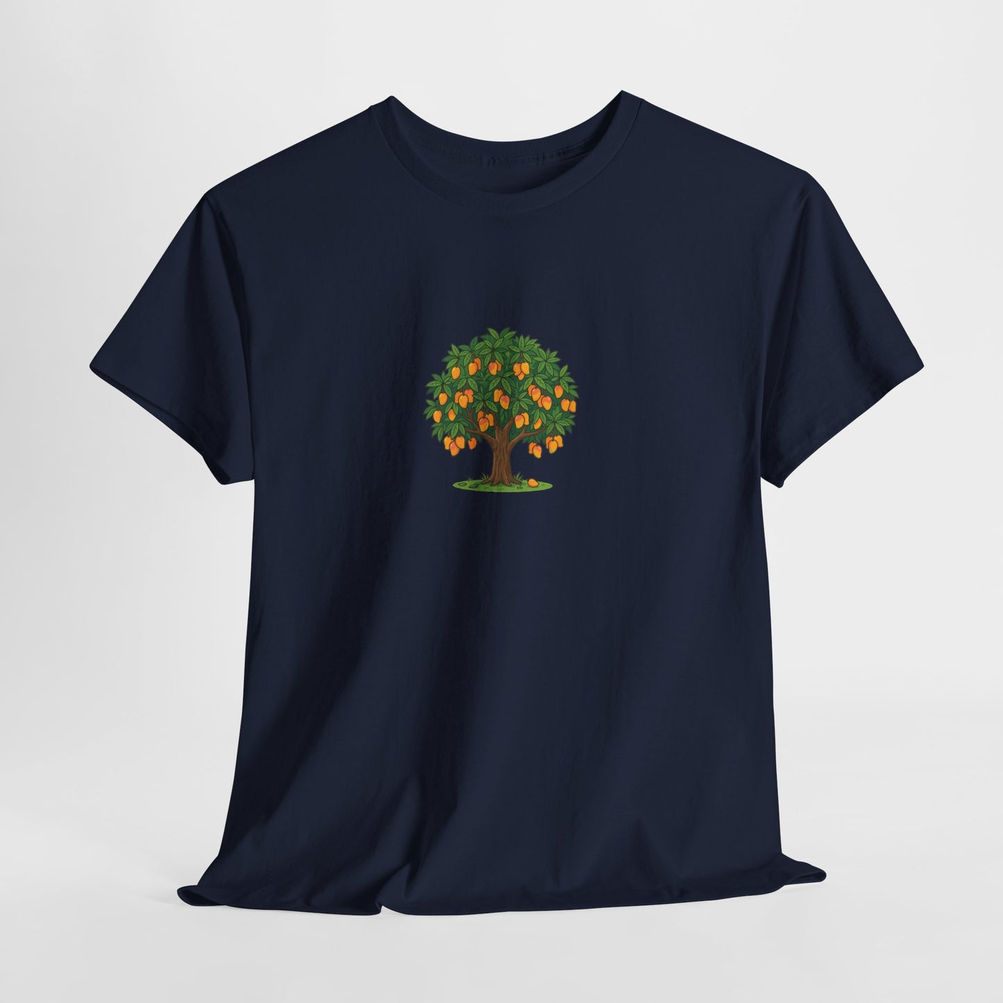 Mangoes Tree Graphic Tee — Minimal Fruit Tree T-Shirt
