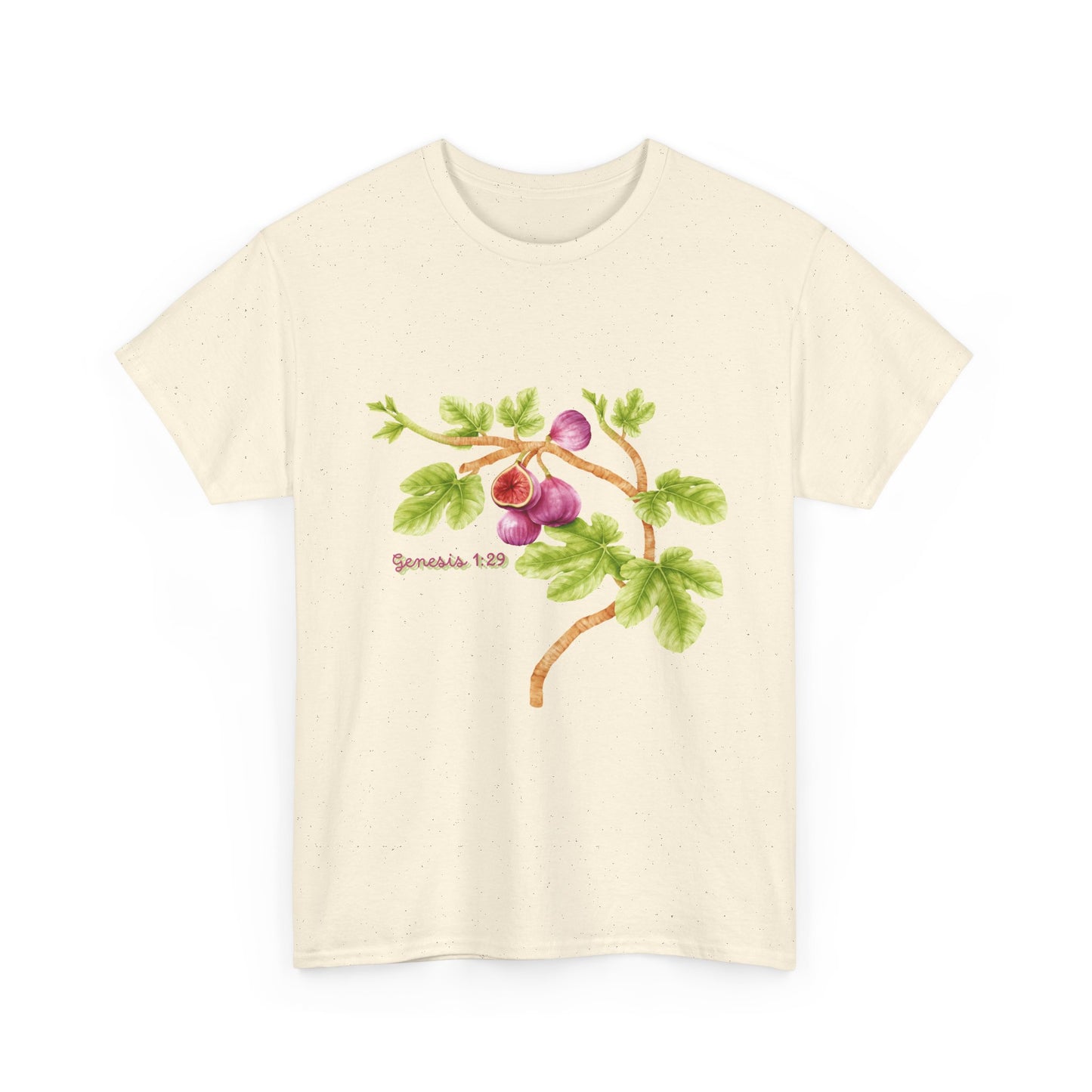 Floral Fig Branch Tee — Botanical Watercolor T‑Shirt Genesis !:29