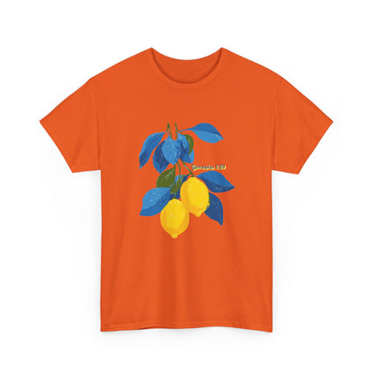 Lemon Branch Graphic Tee — Genesis 1:29 Inspirational Fruit Shirt