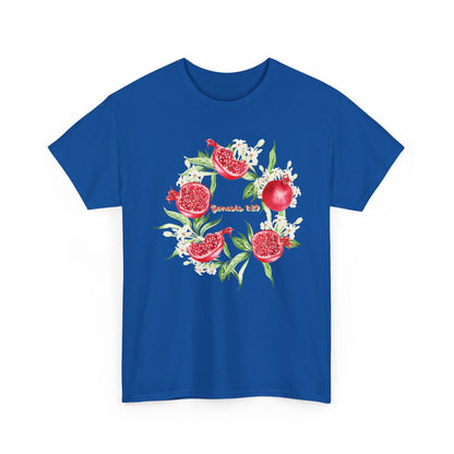 Pomegranate Watercolor Tee — Jeremiah 29:11 Inspirational Bible Verse Shirt