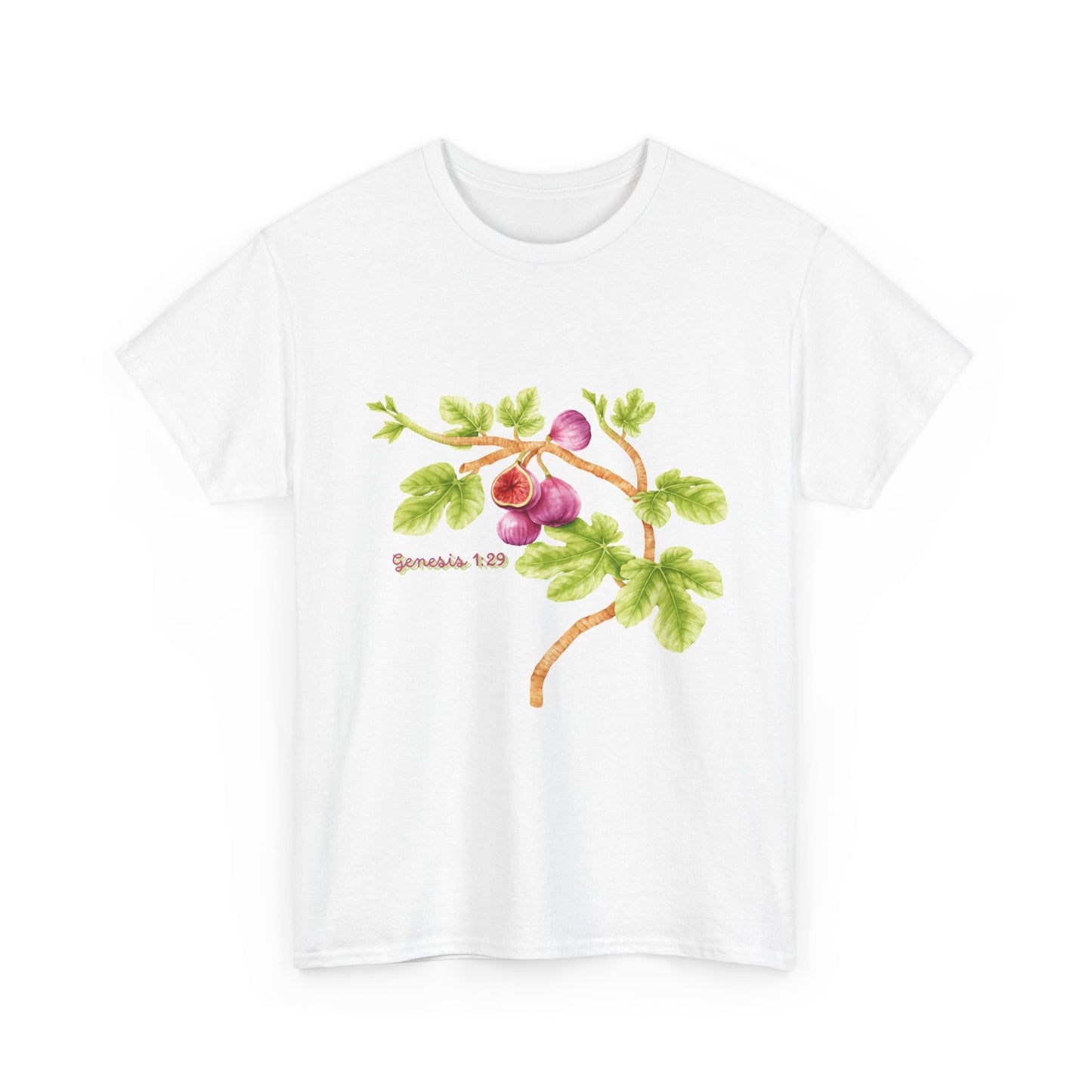 Floral Fig Branch Tee — Botanical Watercolor T‑Shirt Genesis !:29