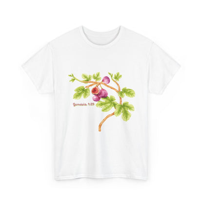 Floral Fig Branch Tee — Botanical Watercolor T‑Shirt Genesis !:29